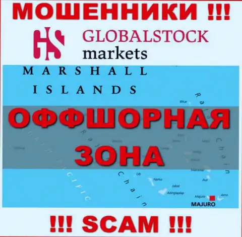 GlobalStockMarkets Org расположились на территории - Marshall Islands, избегайте сотрудничества с ними