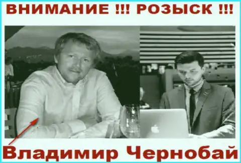В. Чернобай (слева) и актер (справа), который играет роль владельца лохотронной Forex дилинговой компании ТелеТрейд и Форекс Оптимум