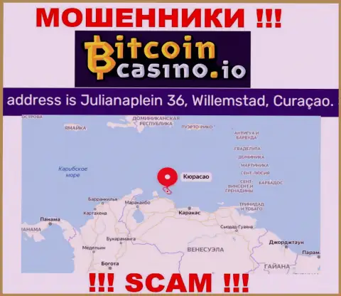 Будьте начеку - компания BitcoinCasino засела в офшорной зоне по адресу - Julianaplein 36, Willemstad, Curacao и ворует у лохов