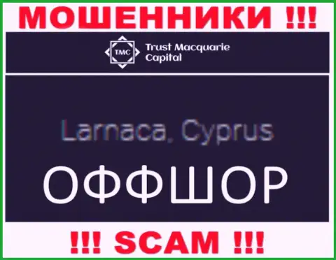 Траст М Капитал зарегистрированы в оффшоре, на территории - Cyprus