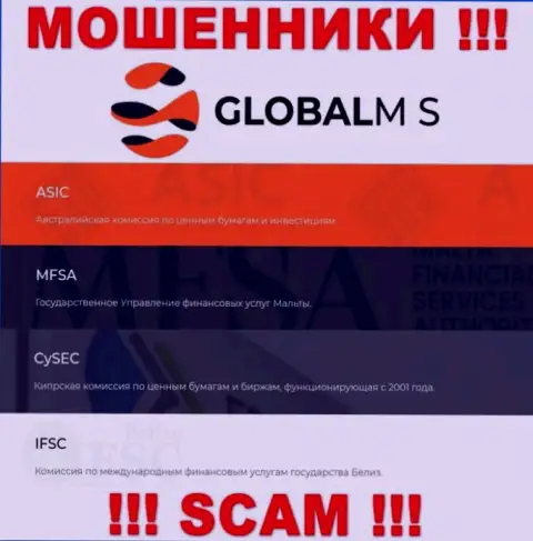 GlobalM-S Com прикрывают свою неправомерную деятельность мошенническим регулятором - MFSA