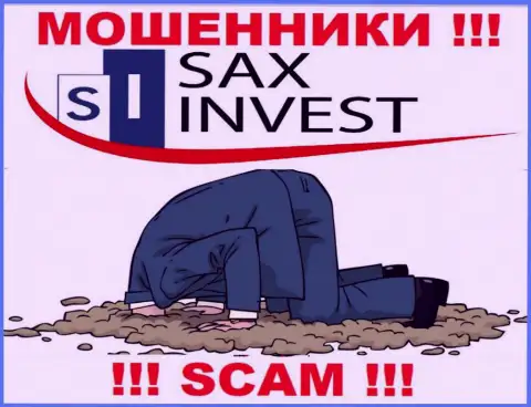 Вы не возвратите средства, отправленные в SaxInvest - это интернет-мошенники !!! У них нет регулятора