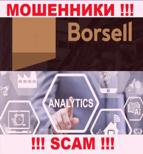 Аферисты Borsell Ru, промышляя в области Аналитика, обдирают доверчивых людей