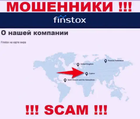 Finstox Com - это интернет-мошенники, их место регистрации на территории Cyprus