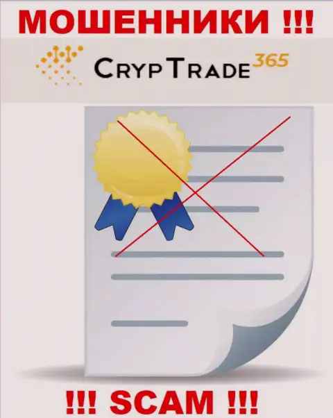 С CrypTrade365 Com не надо работать, они даже без лицензии, цинично сливают финансовые активы у клиентов