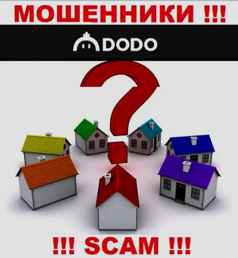 Официальный адрес регистрации DODO, Inc у них на официальном веб-сайте не обнаружен, прячут инфу